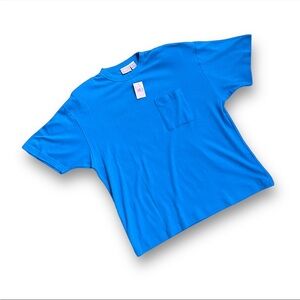 Vintage NWT Vibrant Blue Women's Short Sleeve Tee